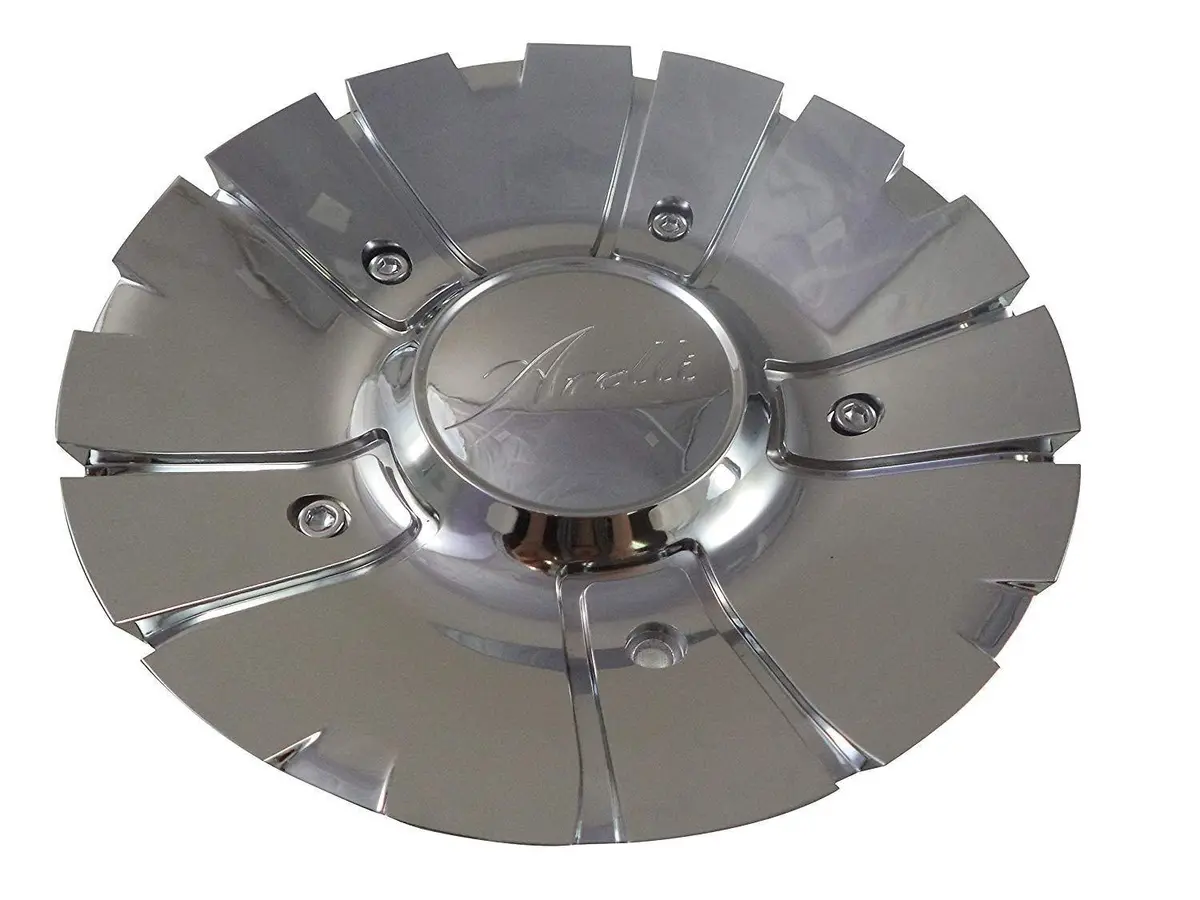 Arelli # 250-100C Chrome Custom Wheel Center Cap (4 Caps) 1