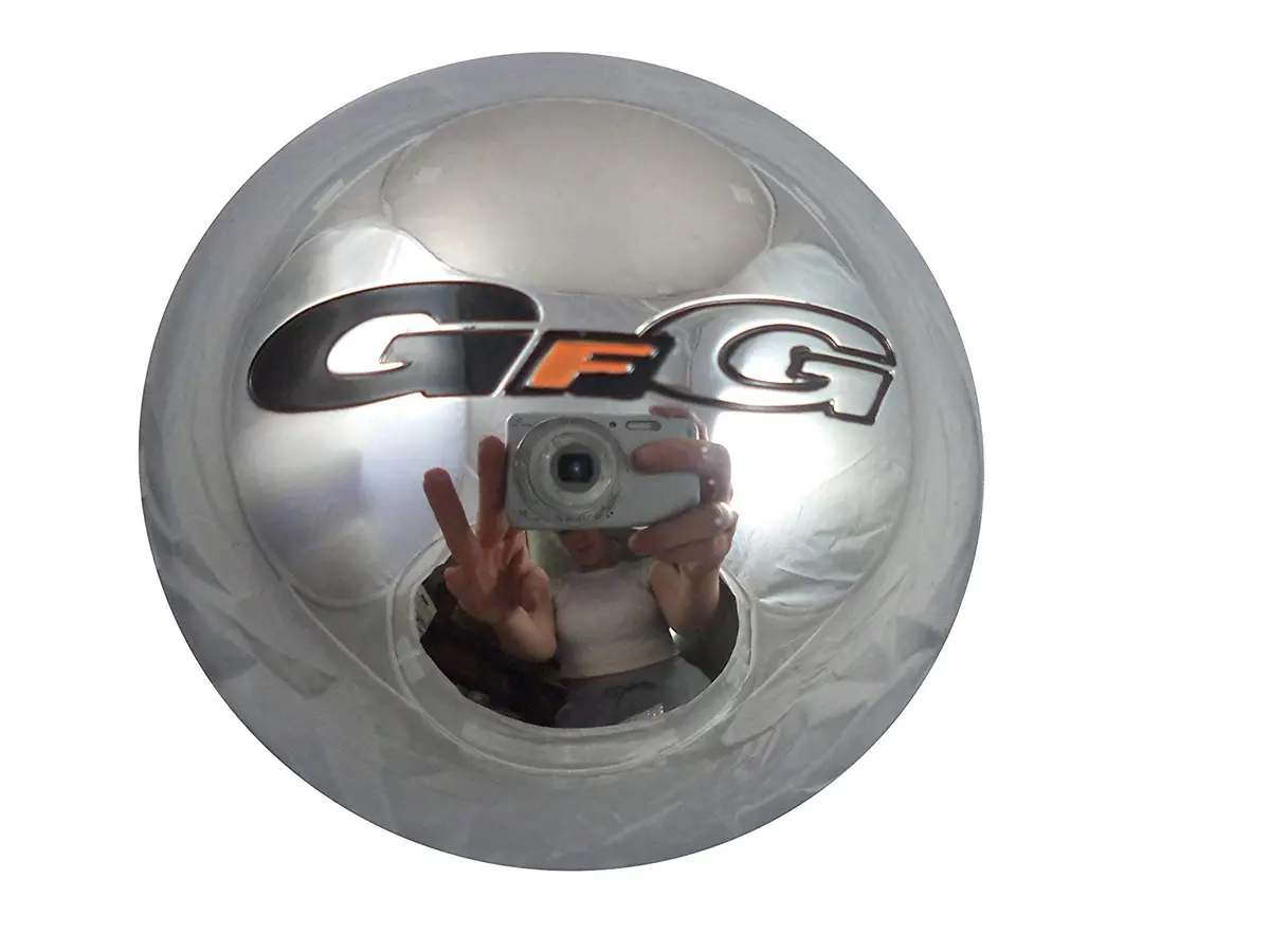 Gfg Wheels 008-K86 Chrome Custom Wheel Center Caps (1 Cap) 1