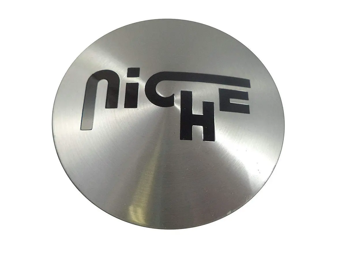 Niche Wheels M-731 Chrome Custom Wheel Center Caps (4 Caps) 1