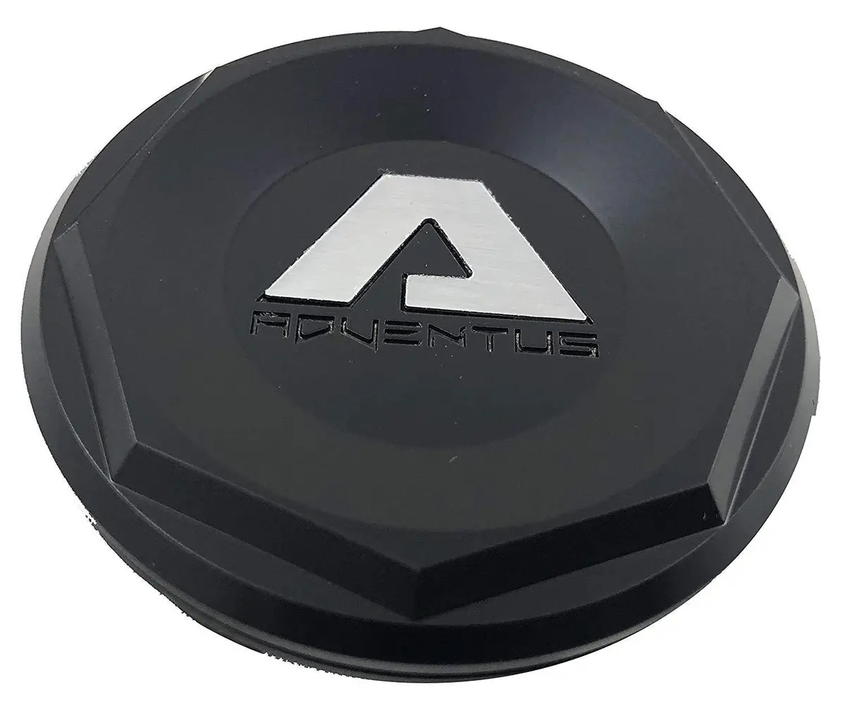 Adventus Black Custom Wheel Center Cap # 1937K68-S3 (1 Cap) 1