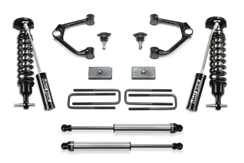Fabtech 19-20 Gm K1500 P/U W/Trail Boss/At4 Pkg 1.5In Budget Sys W/Dl 2.5 Resi & 2.25 1