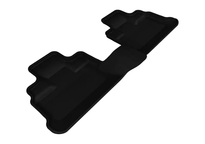 3D Maxpider 2007-2013 Jeep Wrangler Jk Unlimited Kagu 2Nd Row Floormats - Black 1