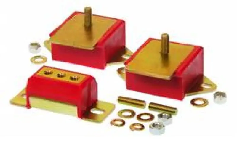 Prothane Jeep Motor & Trans Mount Kit - Red 1