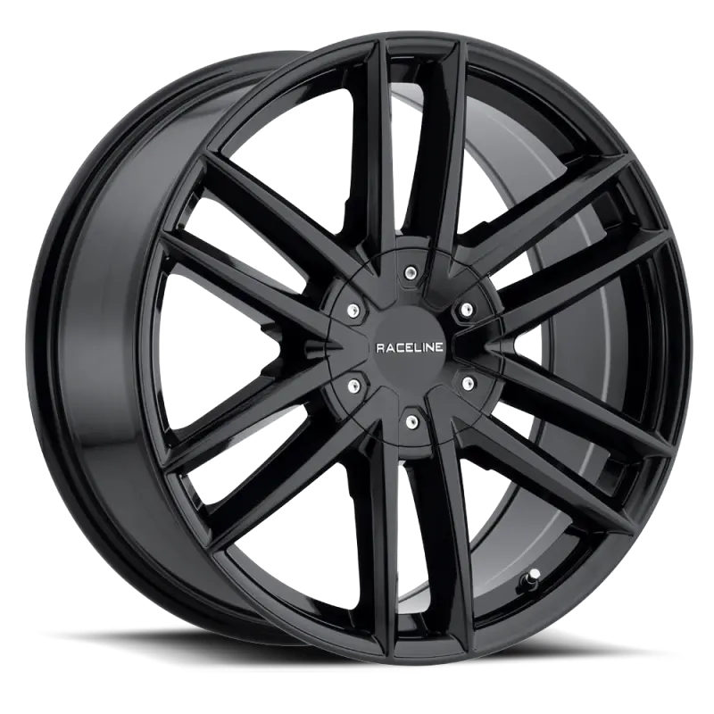 Raceline 158B Impulse 22X9.5In / 6X139.7/6X135 Bp / 35Mm Offset / 106.1Mm Bore - Gloss Black Wheel 1