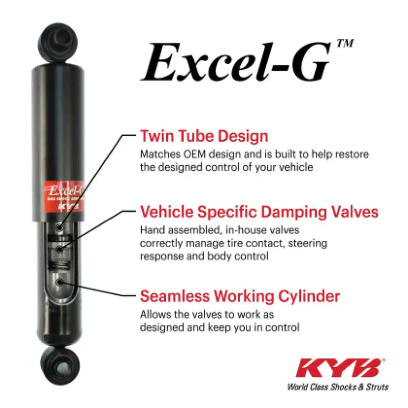 Kyb 17-22 Ford F-350 Super Duty Chassis Cab Excel-G Gas Shock - Rear 1