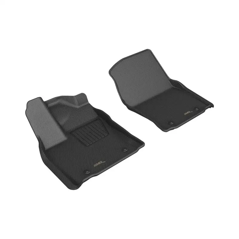 3D Maxpider 2022 Toyota Tundra Crew Max Kagu 1St Row Floor Liner - Black 1