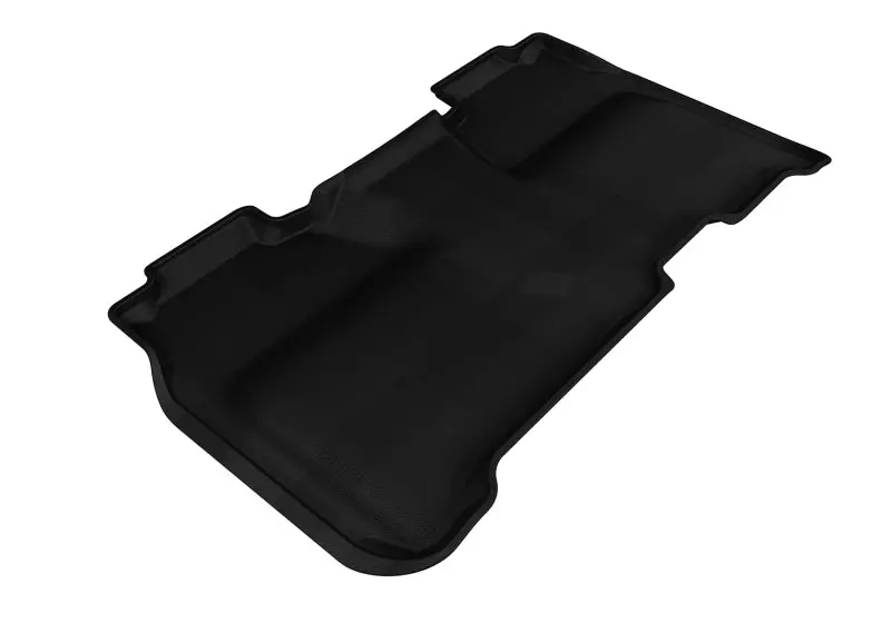 3D Maxpider 2014-2019 Chevrolet Silverado Crew Cab Kagu 2Nd Row Floormats - Black 1