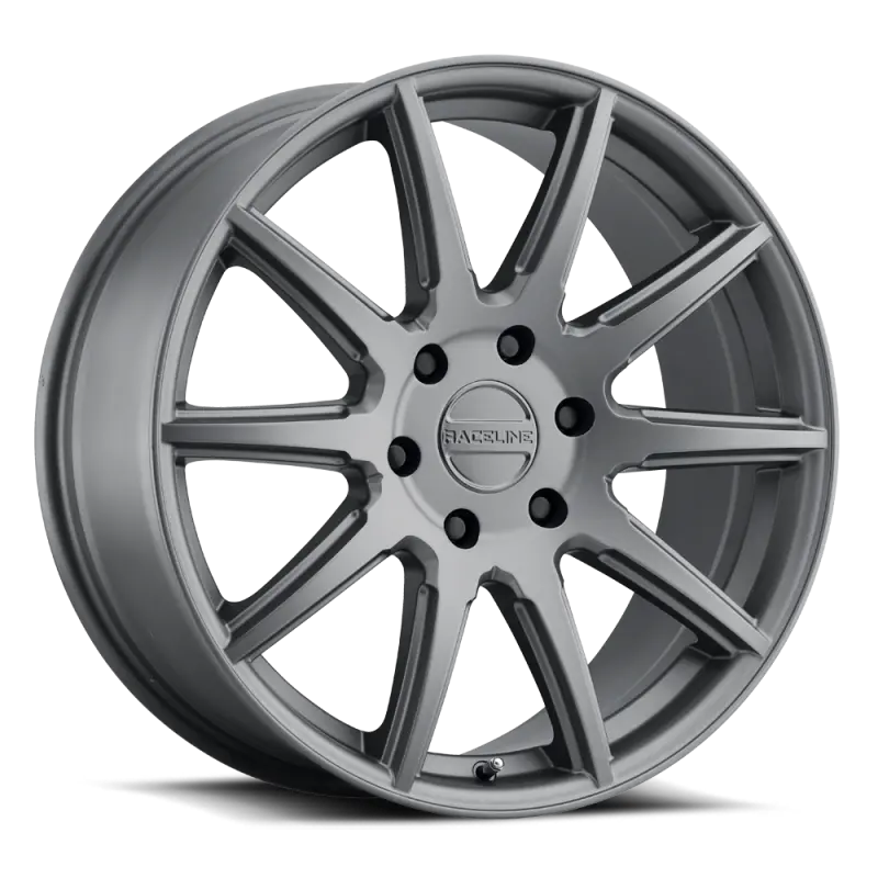 Raceline 159G Spike 22X9.5In / 6X139.7 Bp / 35Mm Offset / 106.1Mm Bore - Gunmetal Wheel 1