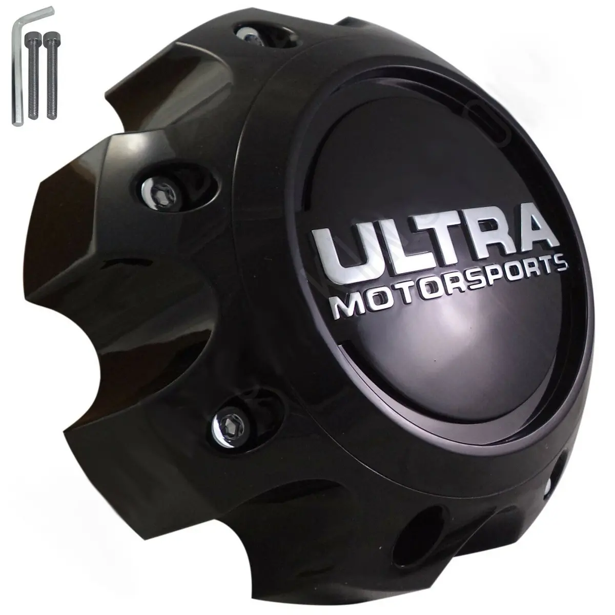 Ultra Motorsports Wheels Flat Black Custom Wheel Center Cap # 89-9778 (1 Cap) 1