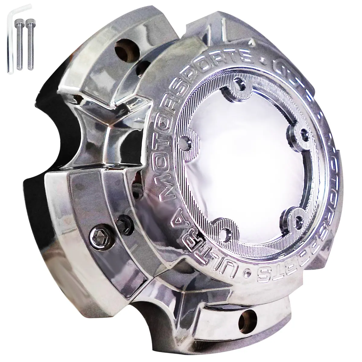 Ultra Wheels Chrome Custom Wheel Center Cap # A89-9850 / 51241680F-7 (1 Cap) 1