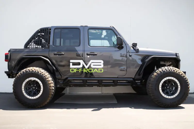 Dv8 Offroad 2018-2025 Jeep Wrangler Jl | Fs-15 Series 4-Door Rock Sliders 1