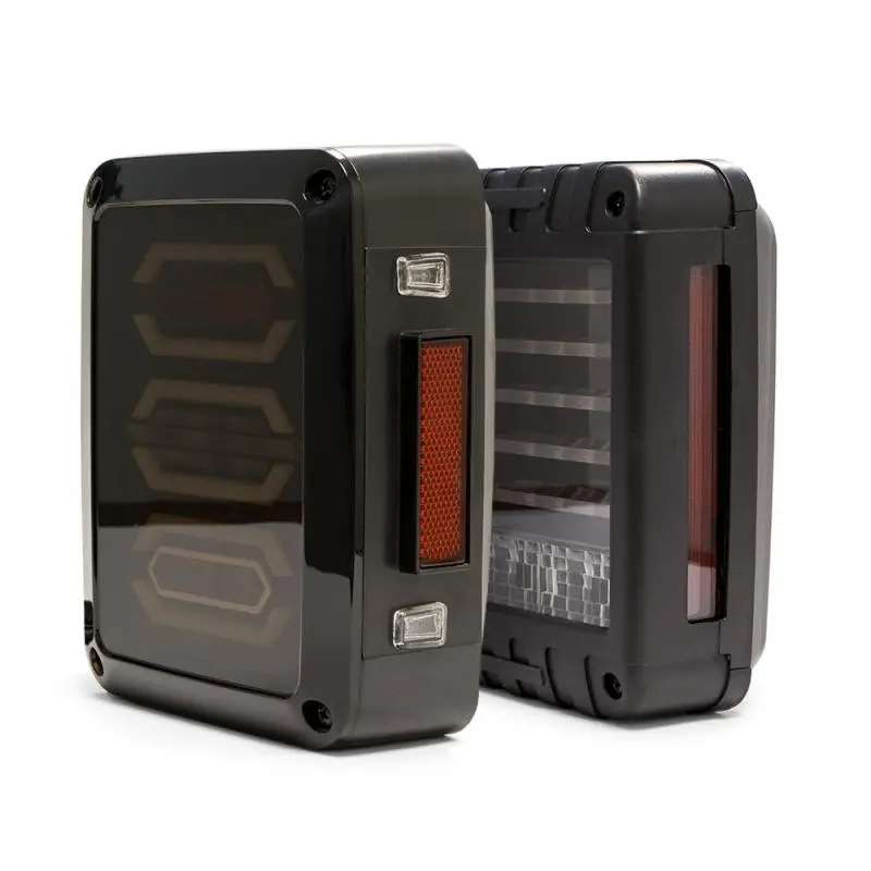 Dv8 Offroad 07-18 Jeep Wrangler Jk Horizontal Led Tail Light 1