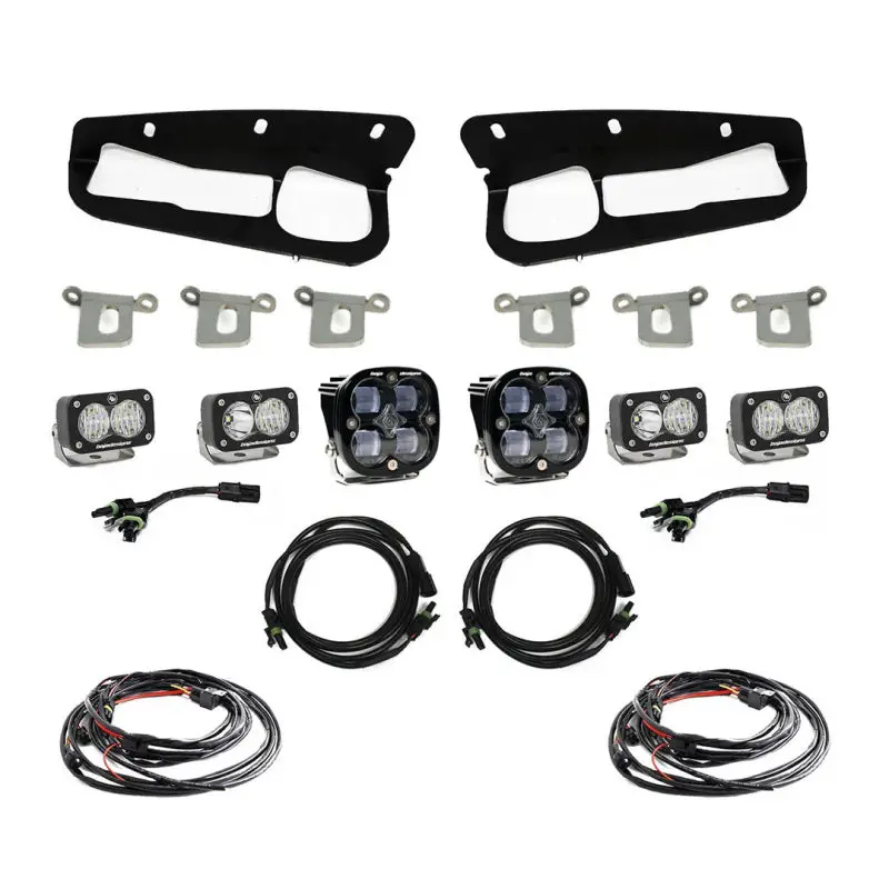 Baja Designs 2021+ Ford Bronco Clear Sae Fog Pocket Kit 1