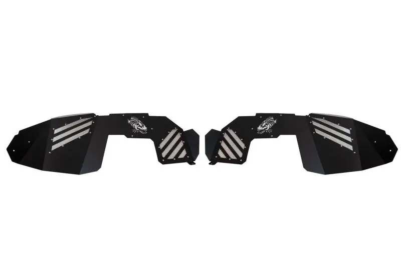 Fishbone Offroad 2018+ Jeep Wrangler/Gladiator - Black Powdercoat Front Inner Fenders 1