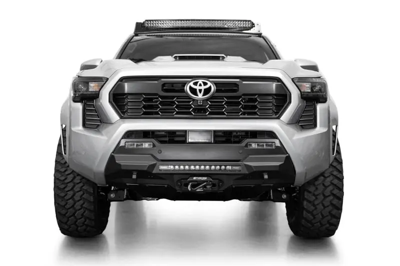 Addictive Desert Designs 2024+ Toyota Tacoma Stealth Center Mount Winch Front Bumper 1
