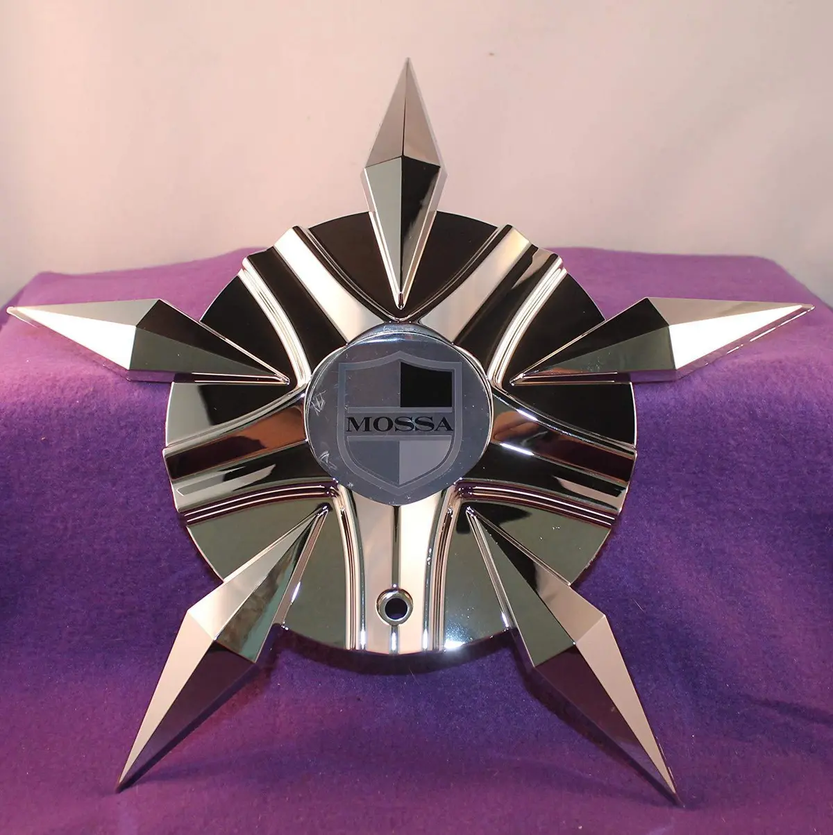 Mossa Wheels Custom Center Cap Chrome (Set Of 1) # Ms-Cap-L221 Turin-Fwd C-730 71222-4 2