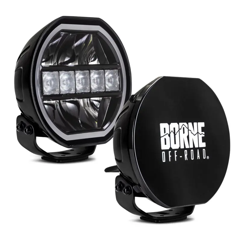 Borne Off-Road Light (Kit Of 2) 7In Round 1