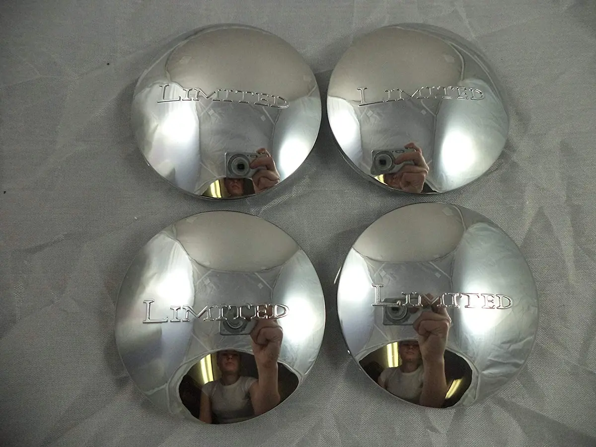 Limited Wheels Stw-261 Chrome Custom Wheel Center Caps (4 Caps) 2