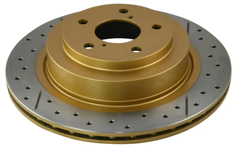 Dba 07-16 Jeep Jk Wrangler & Rubicon W/Hd Brakes Street Series Rear Cross Drilled & Slotted Rotor 1