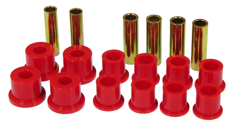 Prothane 82-96 Ford Rear Spring & Shackle Bushings - Red 1