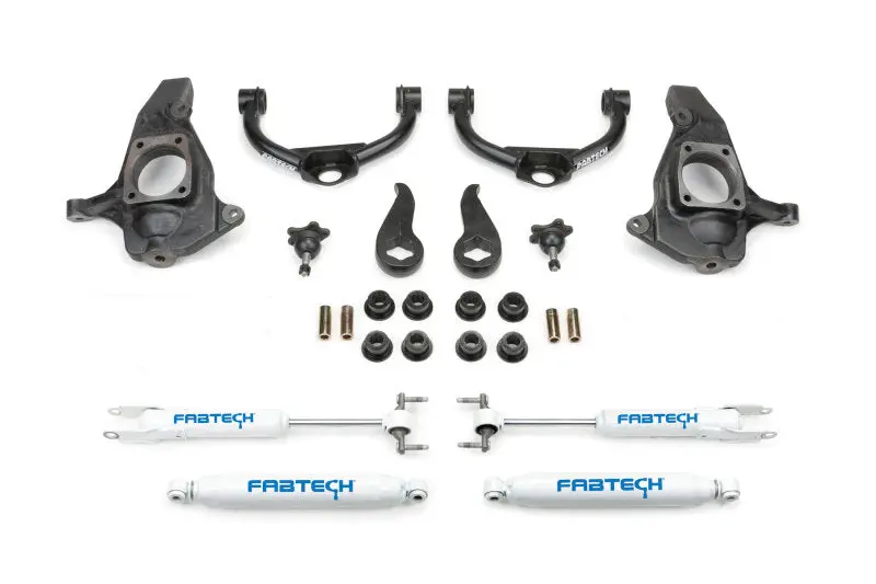 Fabtech 11-19 Gm C/K2500hd/3500Hd 4In Ultimate System W/Perf. Shocks 1
