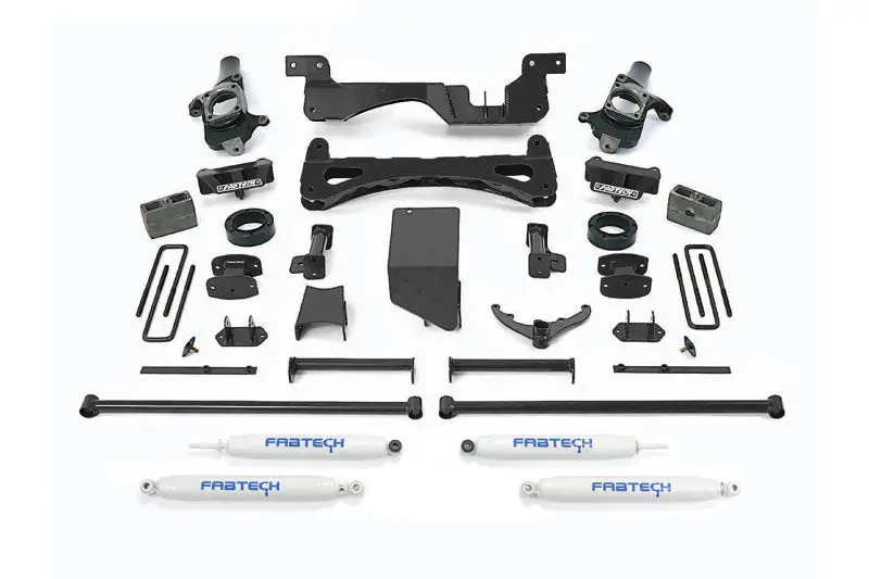 Fabtech 01-10 Gm C/K2500hd 6In Perf Sys W/Perf Shks 1