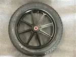 Wheel & Tire Assembly Black Powder Coated 6 Ply Kenda 1
