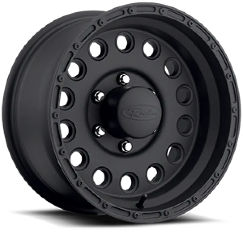 Raceline 887B Rock Crusher 15X8in / 6X139.7 Bp / -32Mm Offset / 107.95Mm Bore - Satin Black Wheel 1