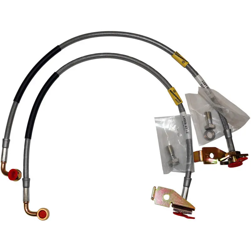 Rancho 07-16 Jeep Wrangler Rear Brake Lines 1
