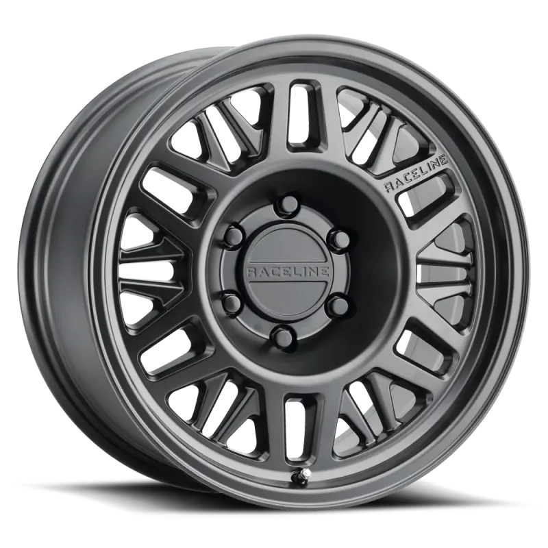 Raceline 451B Ryno 17X8.5In / 6X139.7 Bp / 0Mm Offset / 106.1Mm Bore - Satin Black Wheel 1