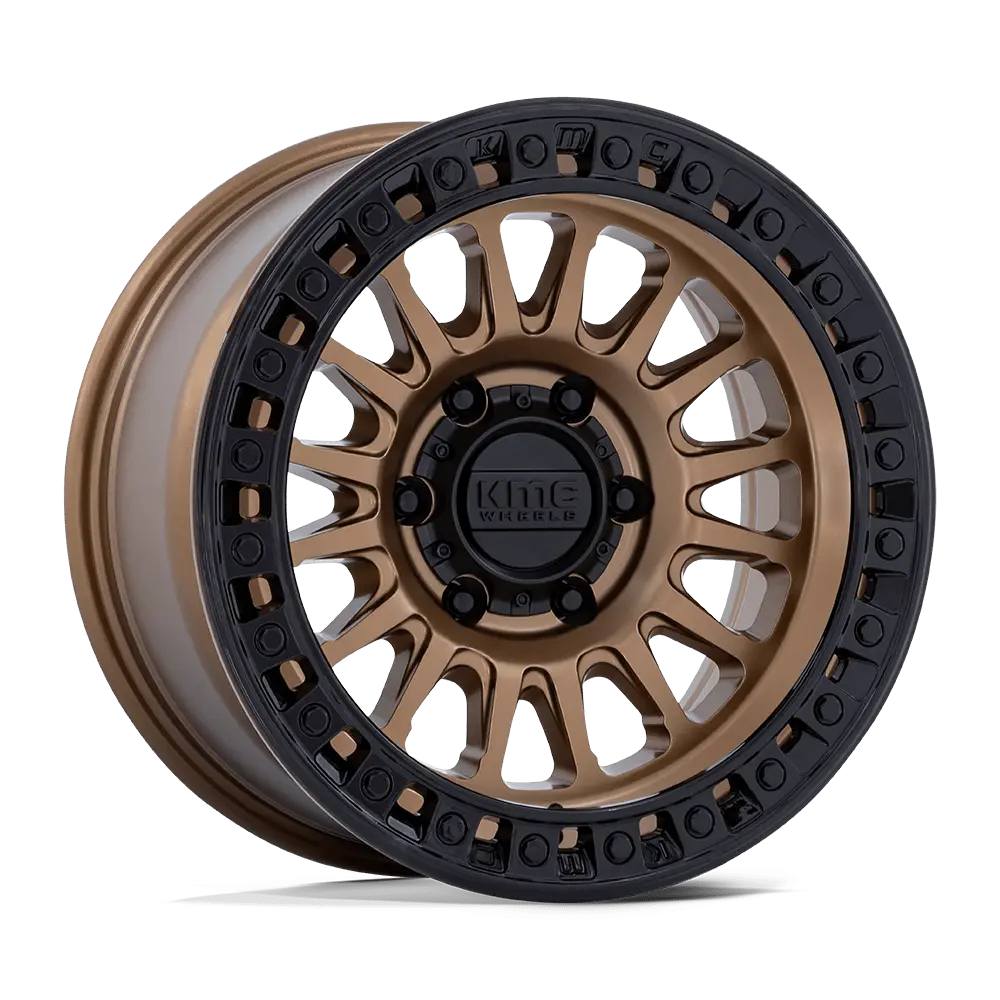Kmc Ims Wheels - Matte Bronze W/ Gloss Black Lip 1