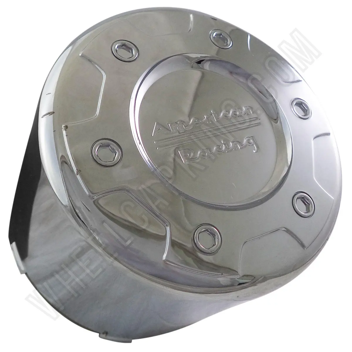 American Racing Wheels Chrome Custom Wheel Center Cap # 1654100041A (4 Caps) 1