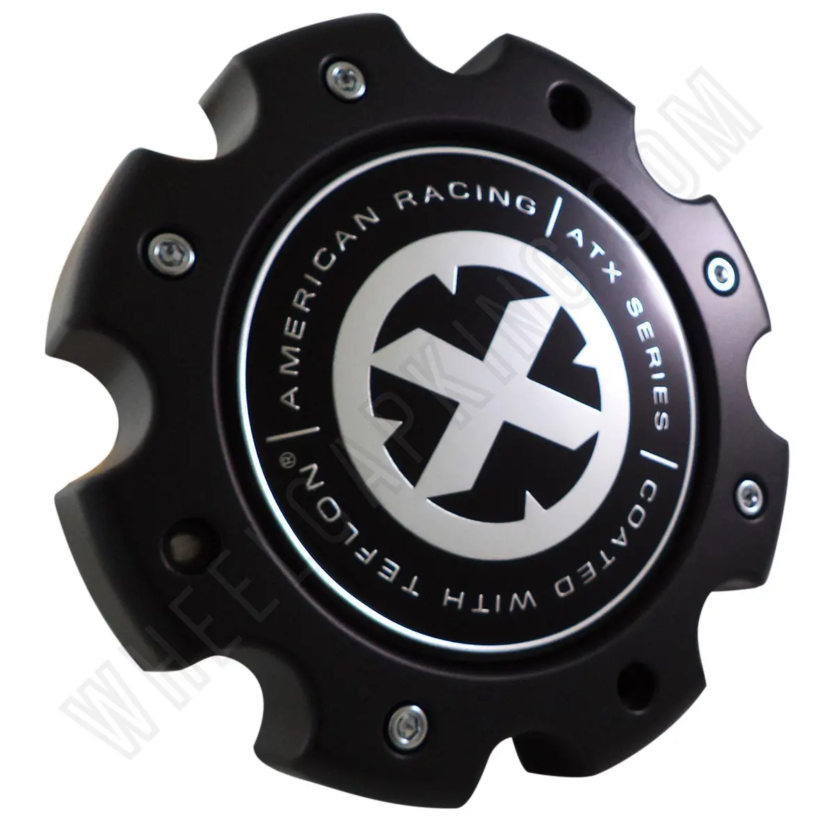 American Racing Atx Flat Black Custom Wheel Center Cap Caps Set 4 # 490L204 New! 1