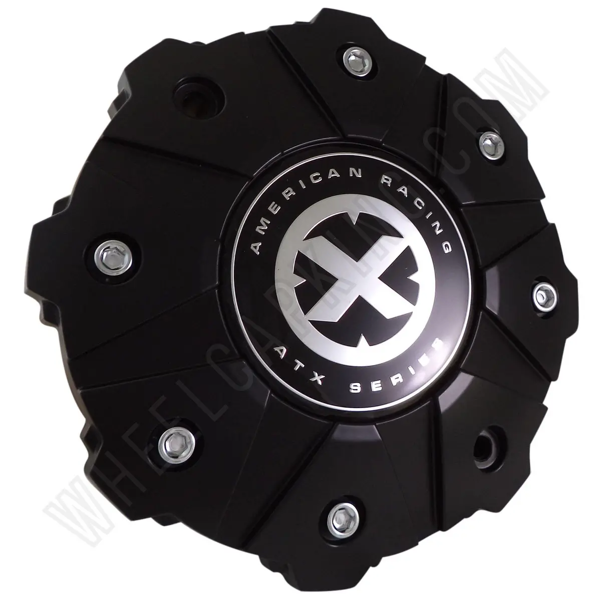 American Racing Wheels Atx Series Flat Black Custom Wheel Cap Caps Set Of 4 # Sc-186B New! 1