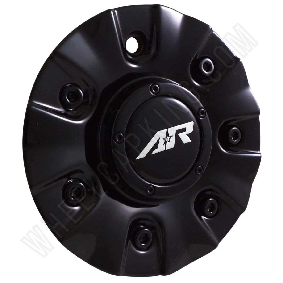 Ar Black Custom Wheel Center Cap Caps (4 Caps) # Sc-134A New! 1