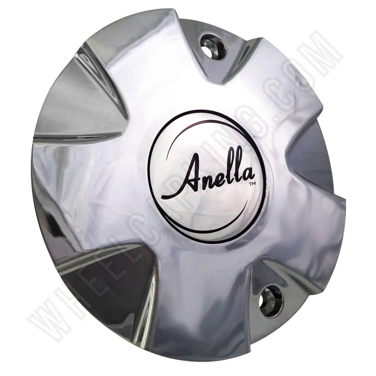 Anella Wheels Fighting Star Chrome Custom Wheel Center Cap # C159 (4 Caps) 1