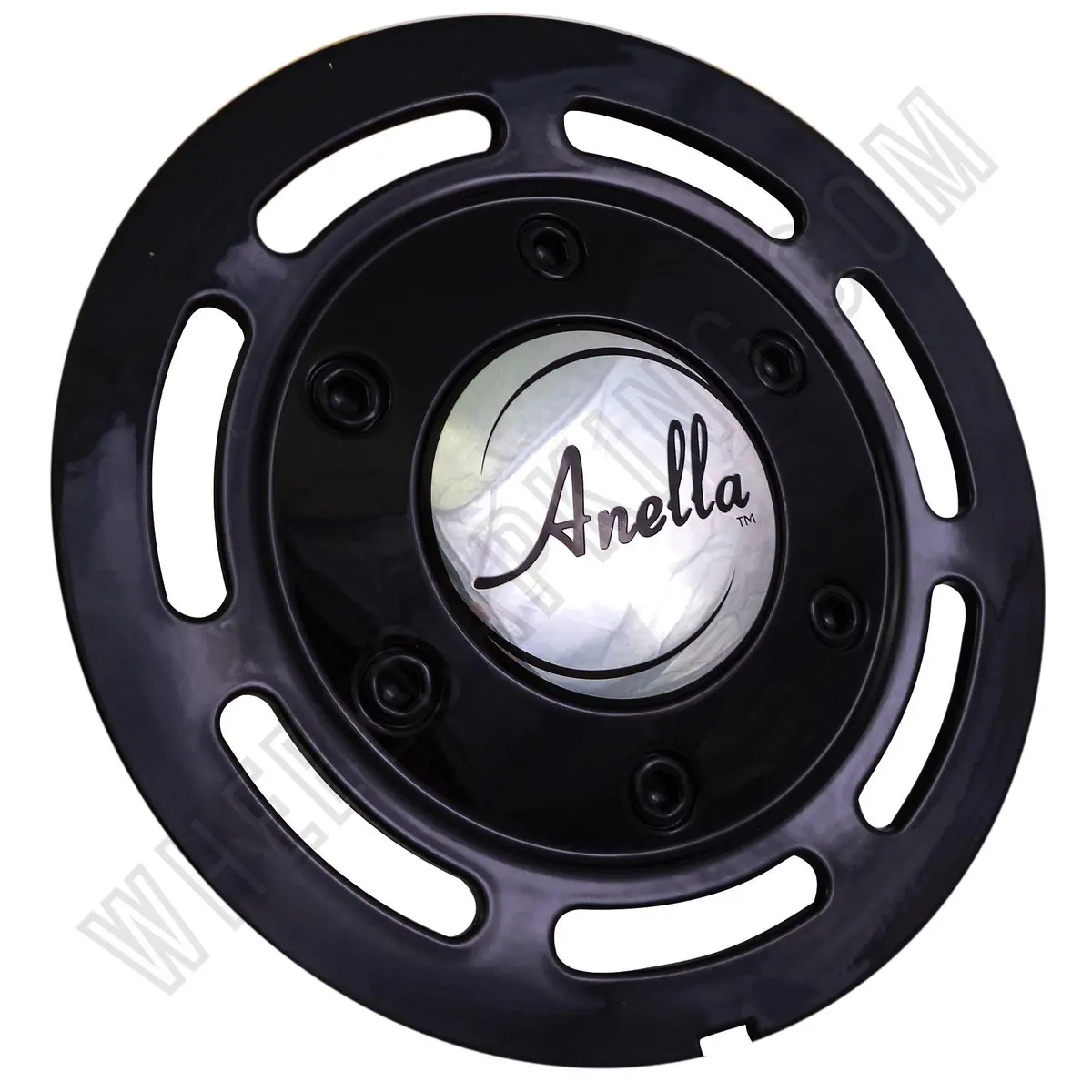 Anella Wheels Gloss Black Custom Wheel Center Cap # C130/Ftk (4 Caps) 1