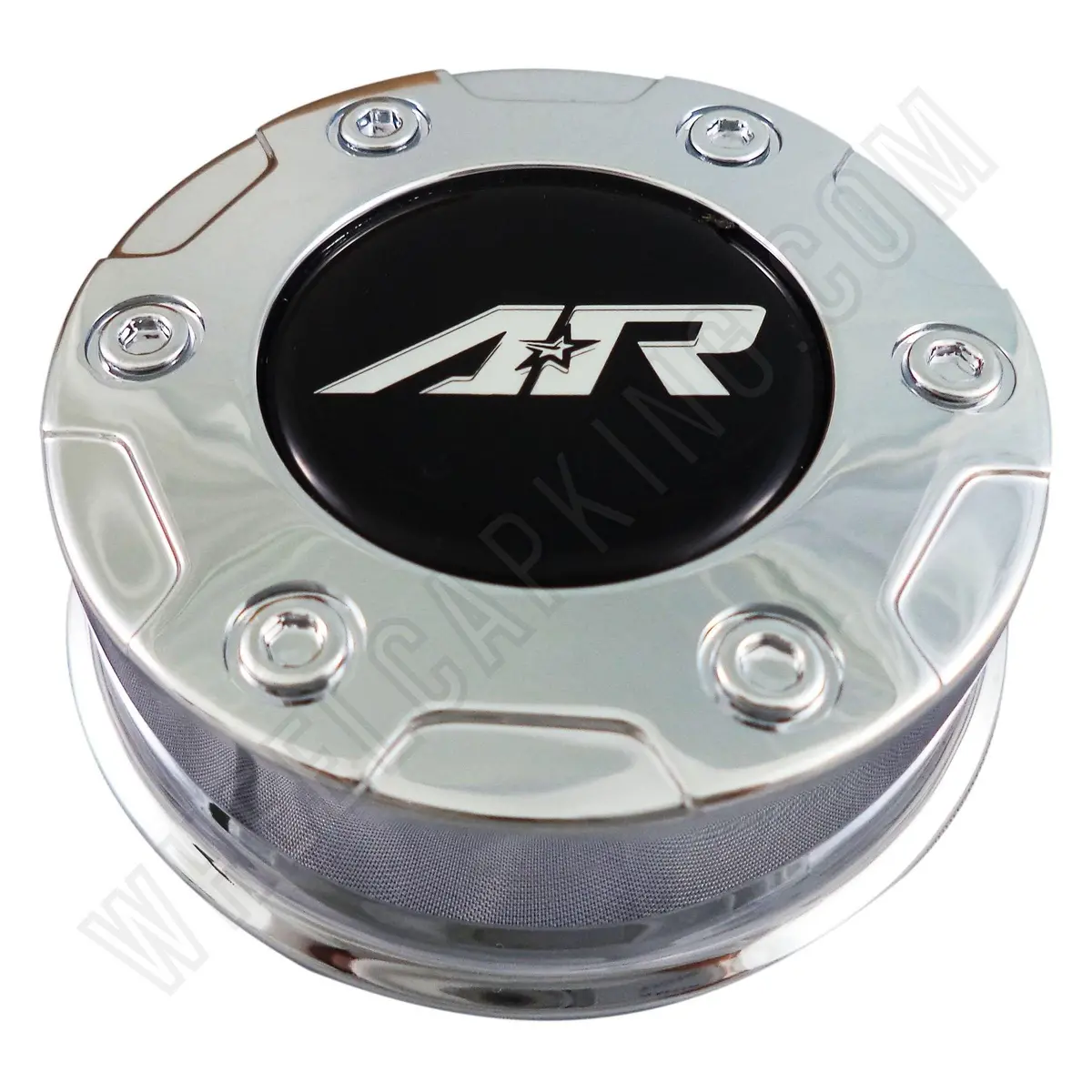 American Racing Chrome Custom Wheel Center Cap # 1326100941 (4 Caps) 1
