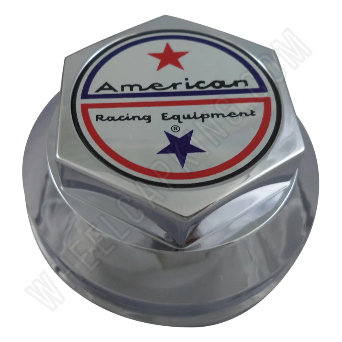 American Racing Wheels Chrome Custom Wheel Center Caps # 898005A / F204-25 (1 Cap) 1