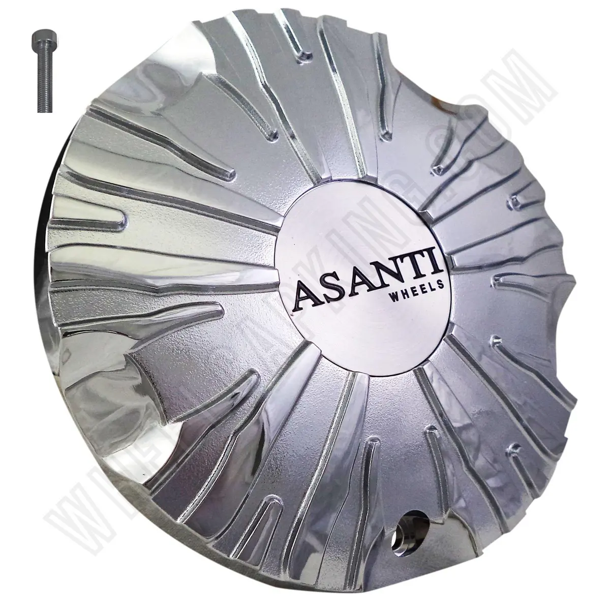 Asanti Wheels Chrome Custom Wheel Center Cap # Zebra Ms-Cap-L112 (1 Cap) 1