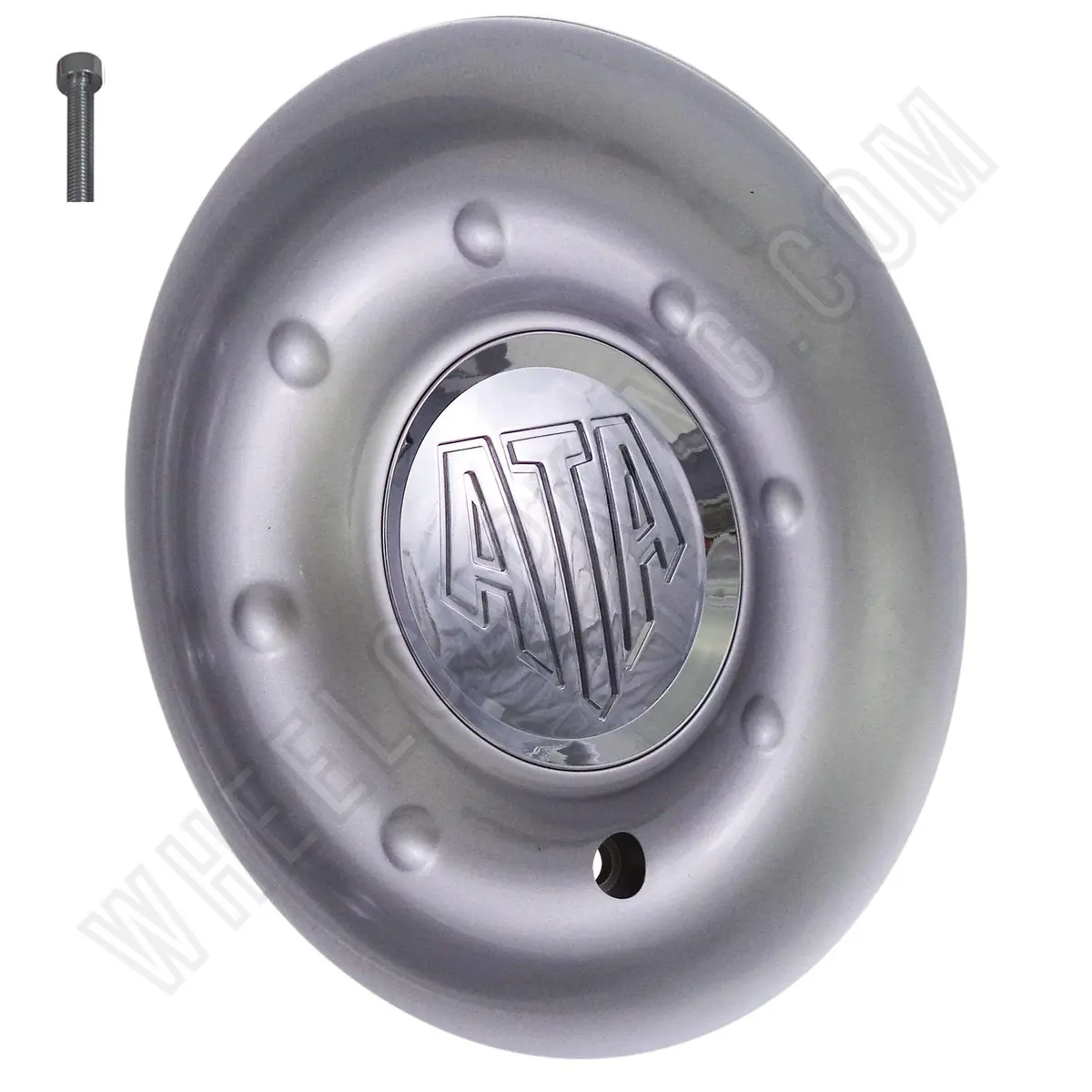 Ata Wheels Silver Custom Wheel Center Caps # H-40 (1 Cap) 1