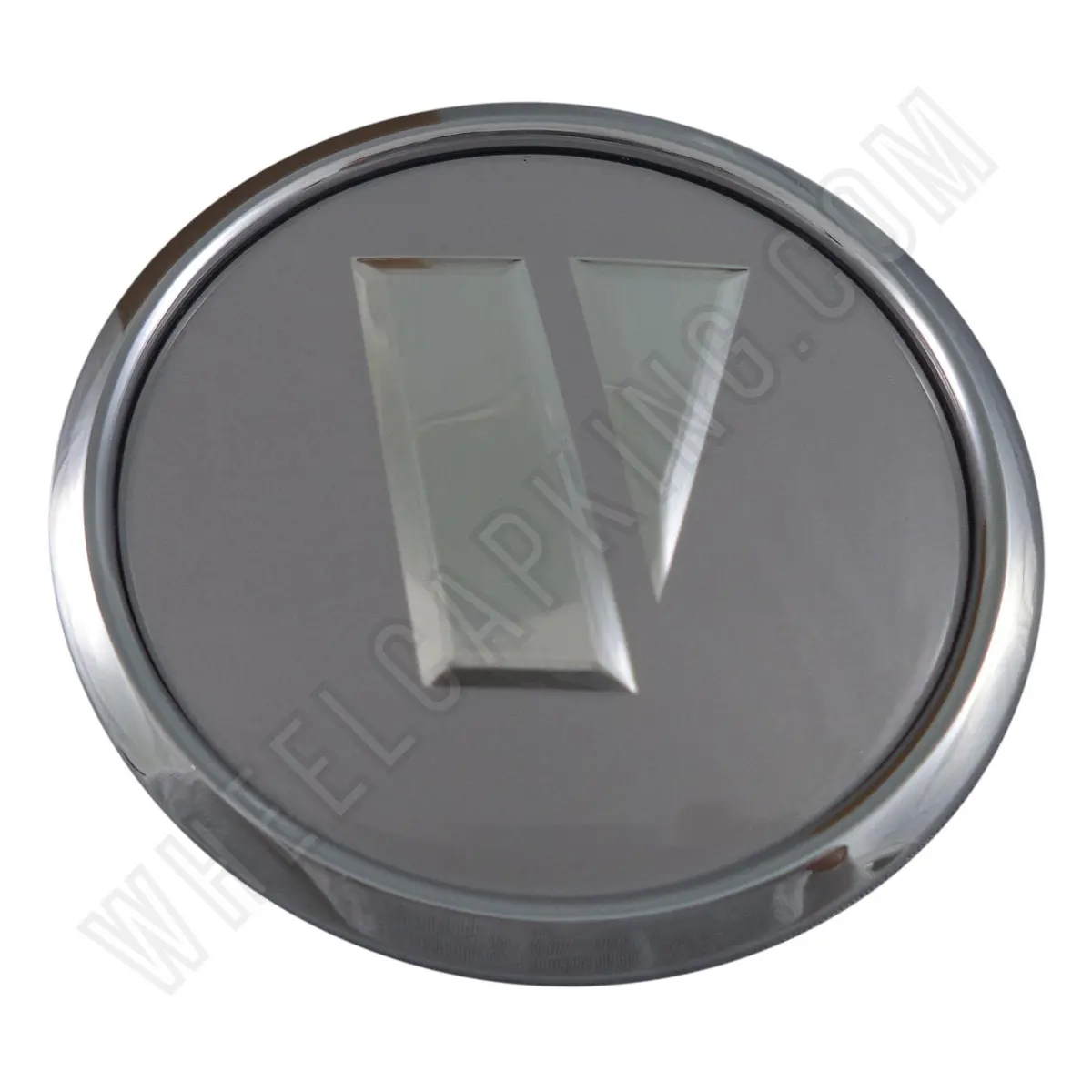 August Wheels Silver Custom Wheel Center Caps # Ms-Cap-T205 (1 Cap) 1