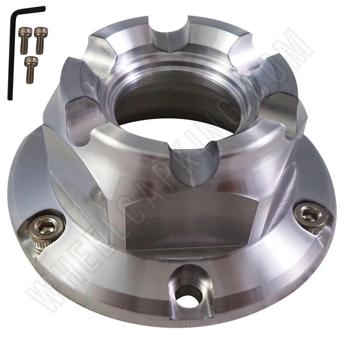 Axis Hiro Wheels Silver Custom Wheel Center Cap (4 Caps) 1