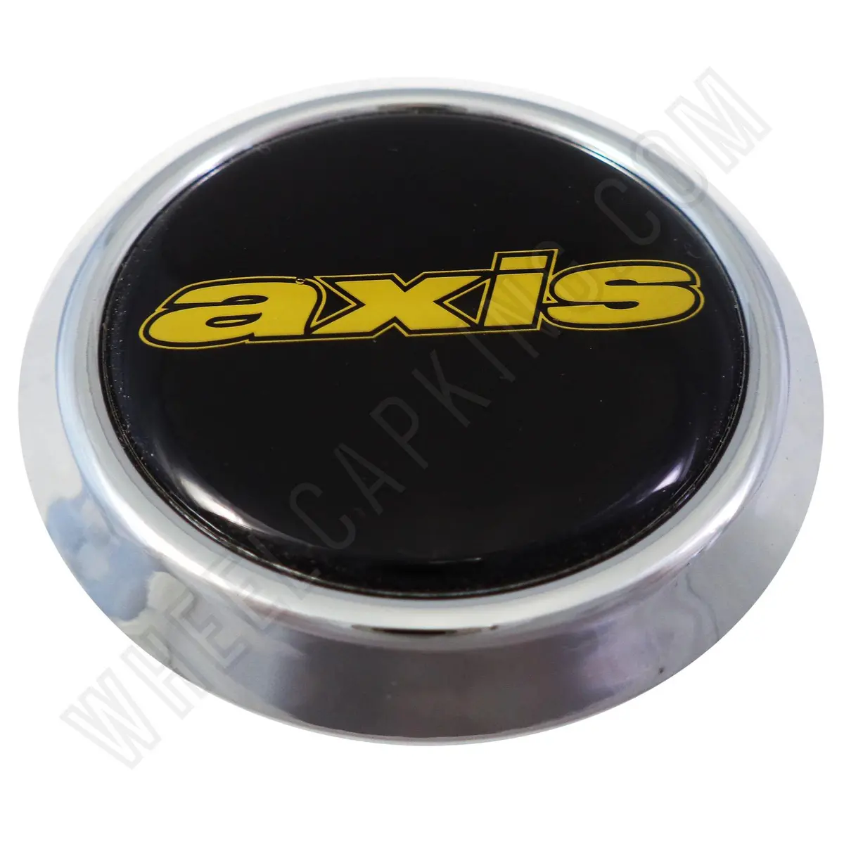 Axis Wheels Black / Yellow Halo Custom Wheel Center Cap (1 Cap) 1