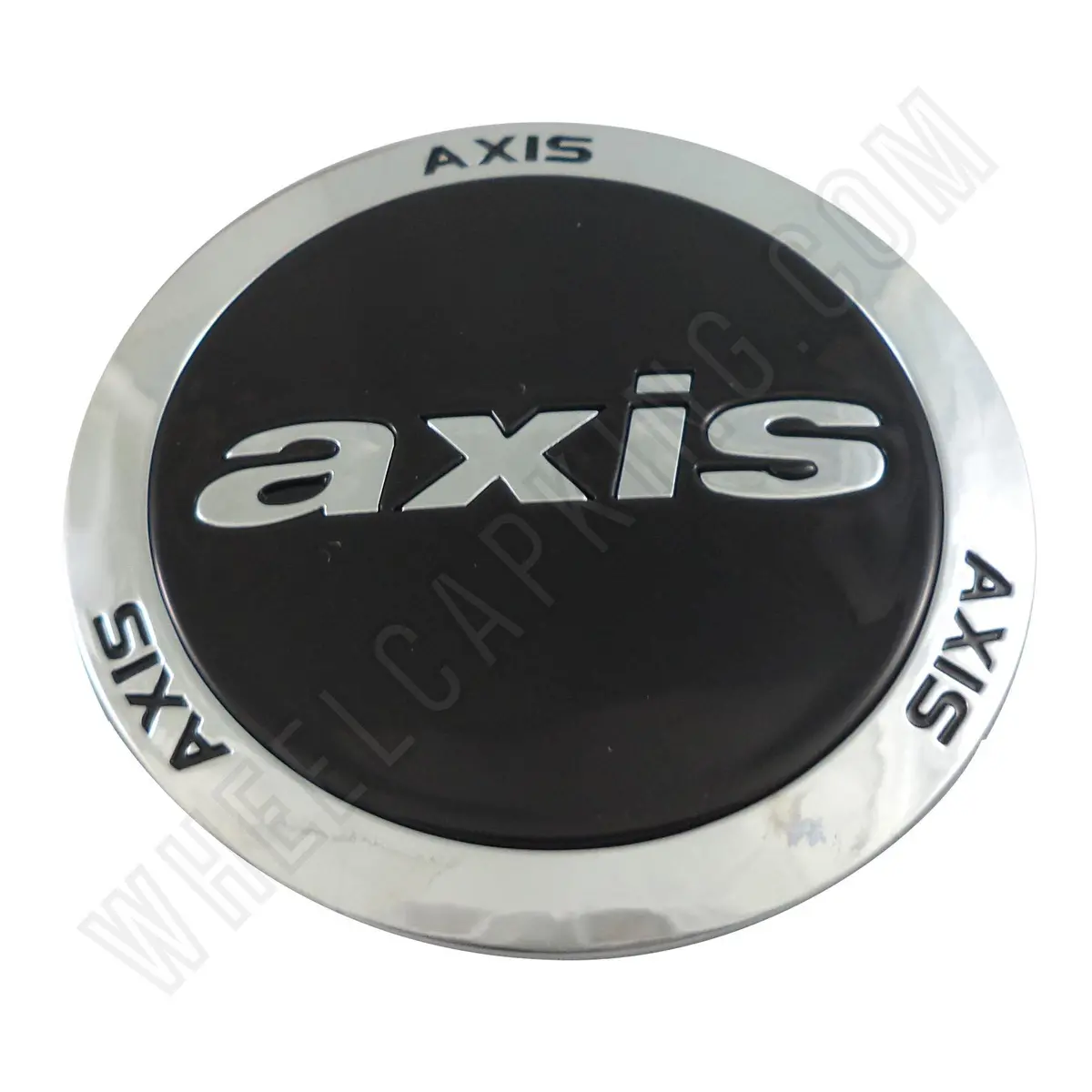 Axis Wheels Black / Chrome Shine Custom Wheel Center Cap (1 Cap) 1