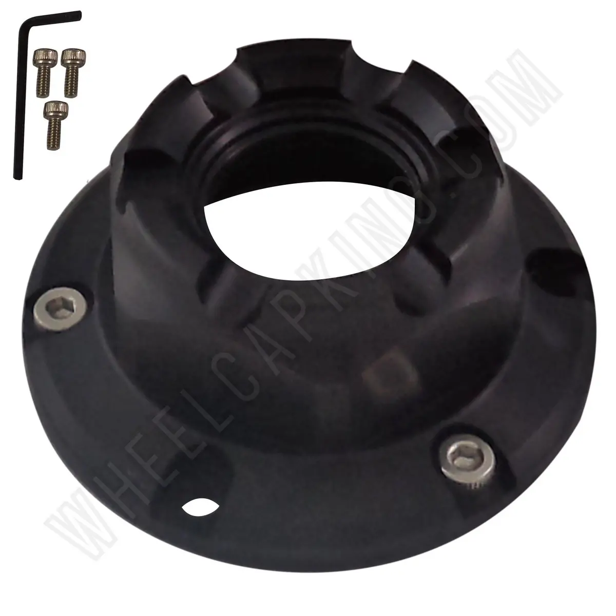 Axis Hiro Wheels Flat Black Custom Wheel Center Cap (4 Caps) 1