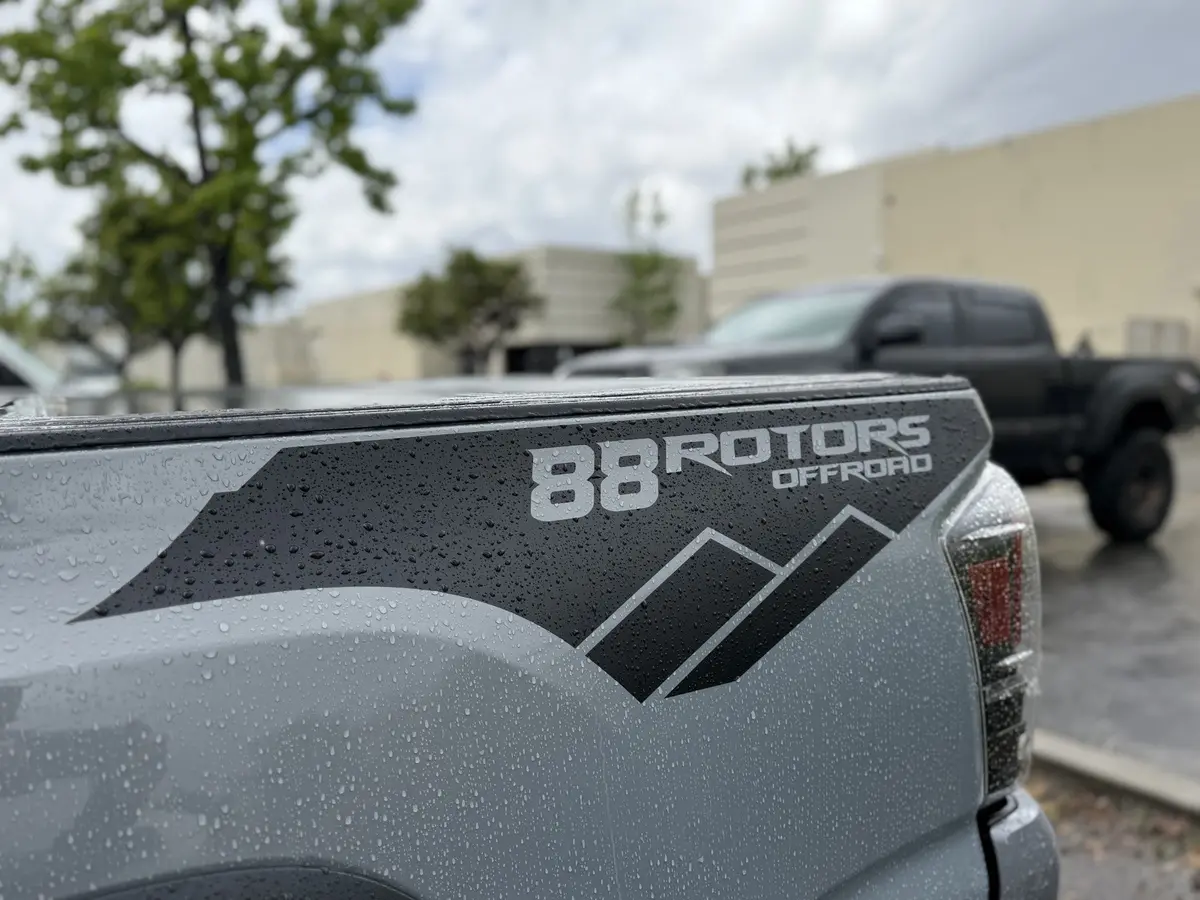 88 Rotors Offroad Bed Decal 2016-2023 Toyota Tacoma 1