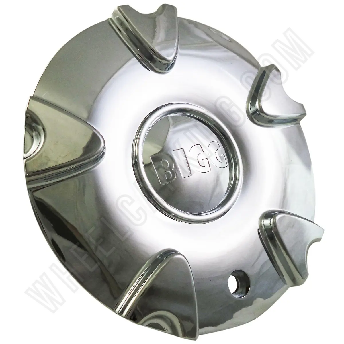 Bigg Wheels Chrome Custom Center Caps Nos Set Of 4 # Pd-Capsx-P5174 / Lg1011-21 1