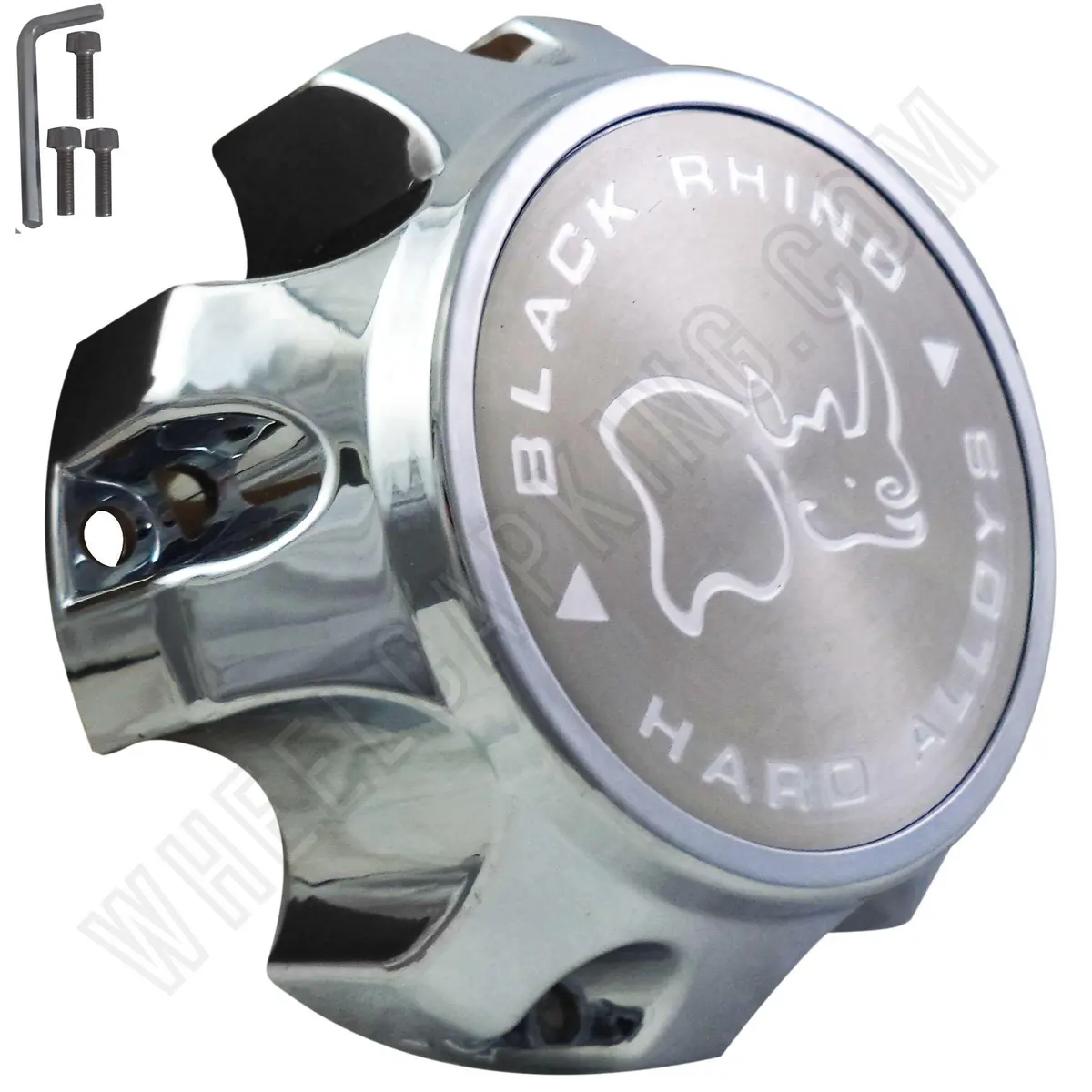 Black Rhino C609803-Cap Wheel Center Cap Chrome (1 Cap) 1