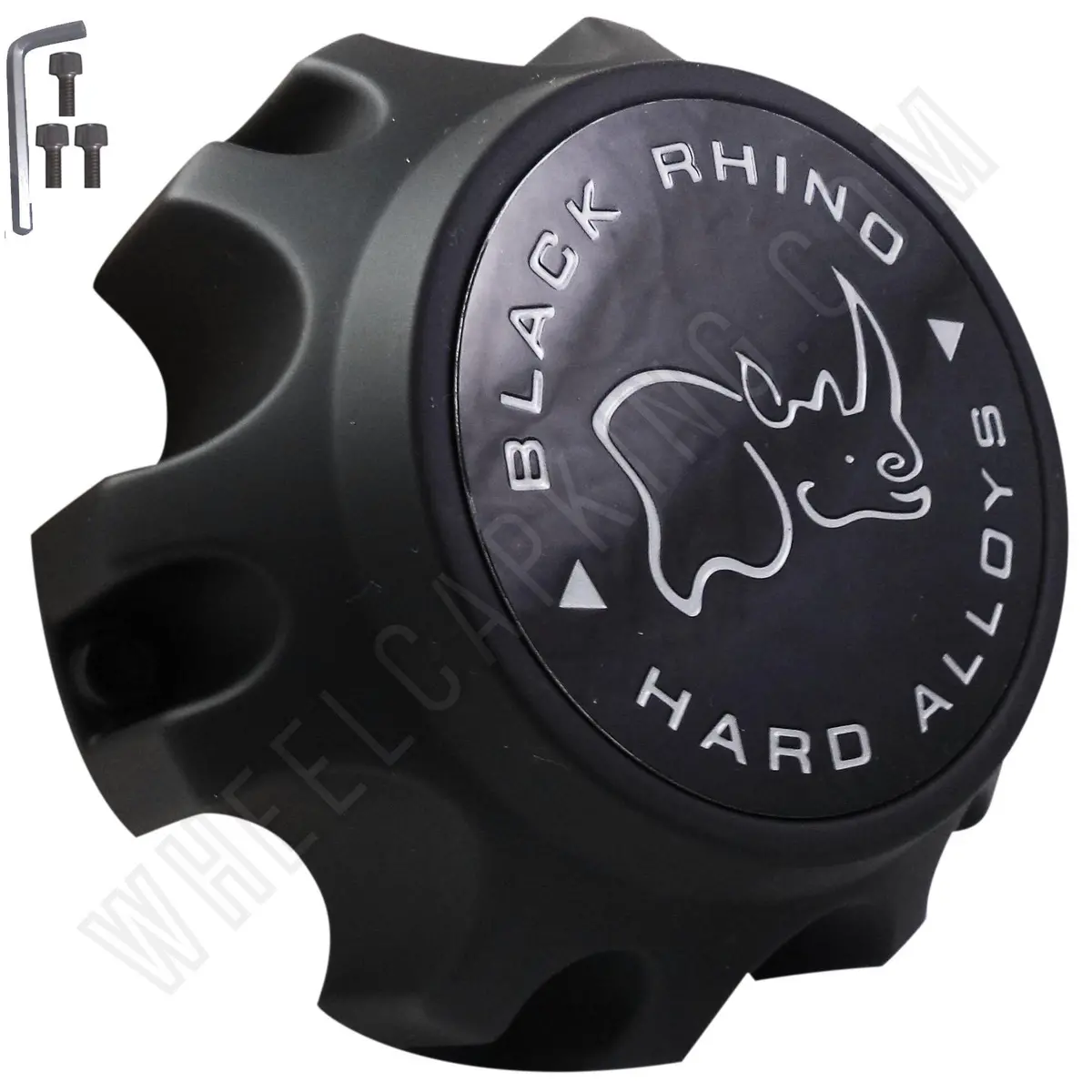 Black Rhino Wheels Flat Black Custom Wheel Center Caps Set Of 4 # Cap M-790 1